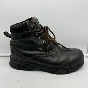 Abeo 24/7 RANGER Boots Mens 11.5 Ankle Brown Leather Work Boot Waterproof